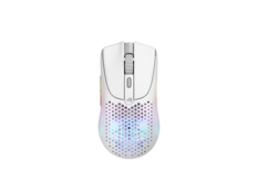 Front. Glorious - O 2 Mini Wireless Optical Gaming Mouse - Matte White.