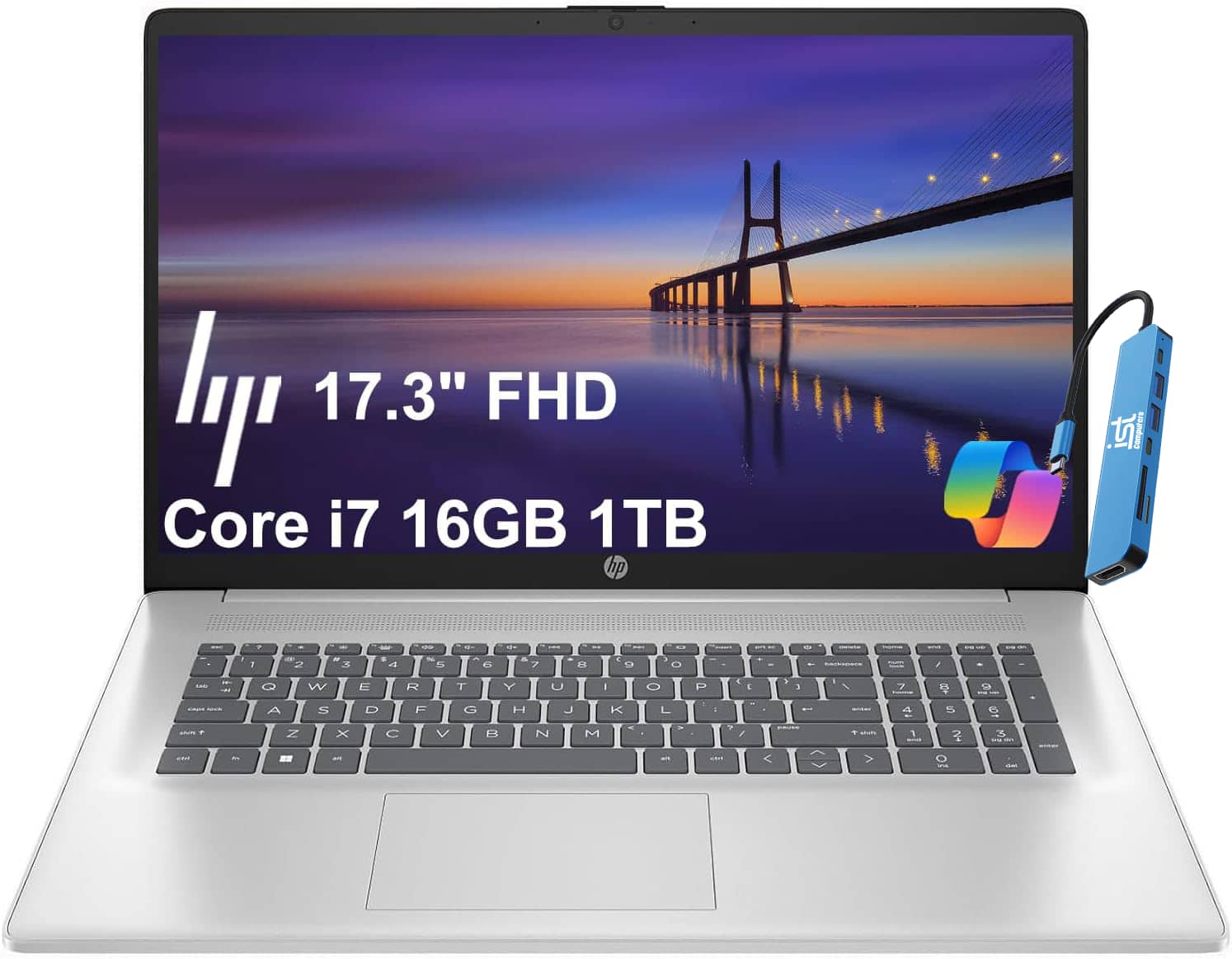 HP ノートパソコン インテル Core i7 16GB 1TB SSD Essential 17 cn Laptop HP 17 17.3