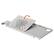 Angle. Newtral - LAPD Detachable Laptop Table with Adjustable Stand, Mouse Holder, and Cup Holder for Ergonomic Office Chair - Gray.