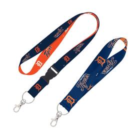 WinCraft - Detroit Tigers 2-Pack Lanyard with Detachable Buckle & Key Strap Set - Multicolor