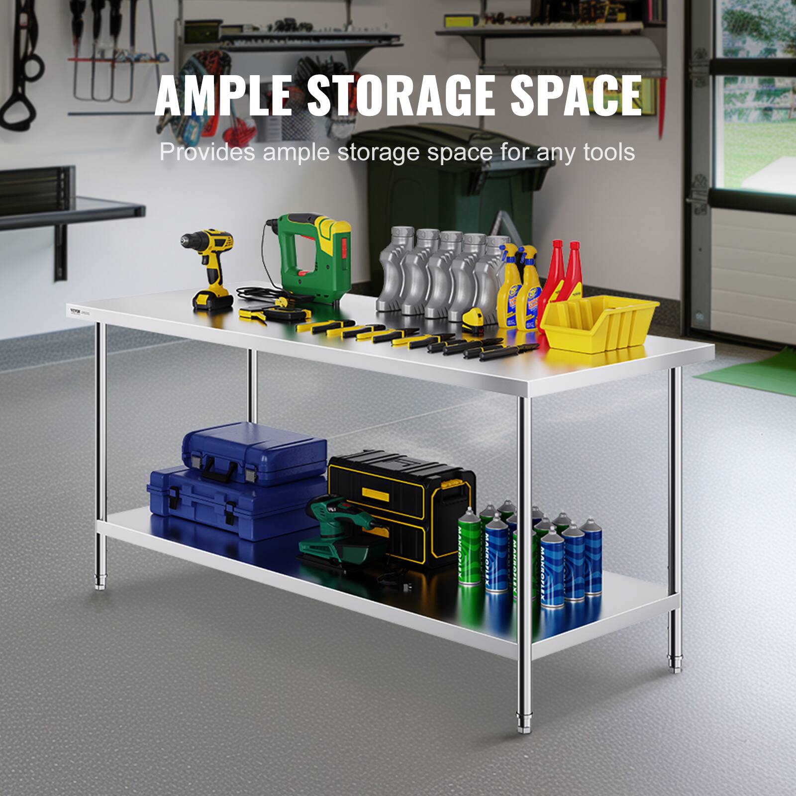 AMPLE STORAGE SPACE - Provides ample storage space for any tools - a