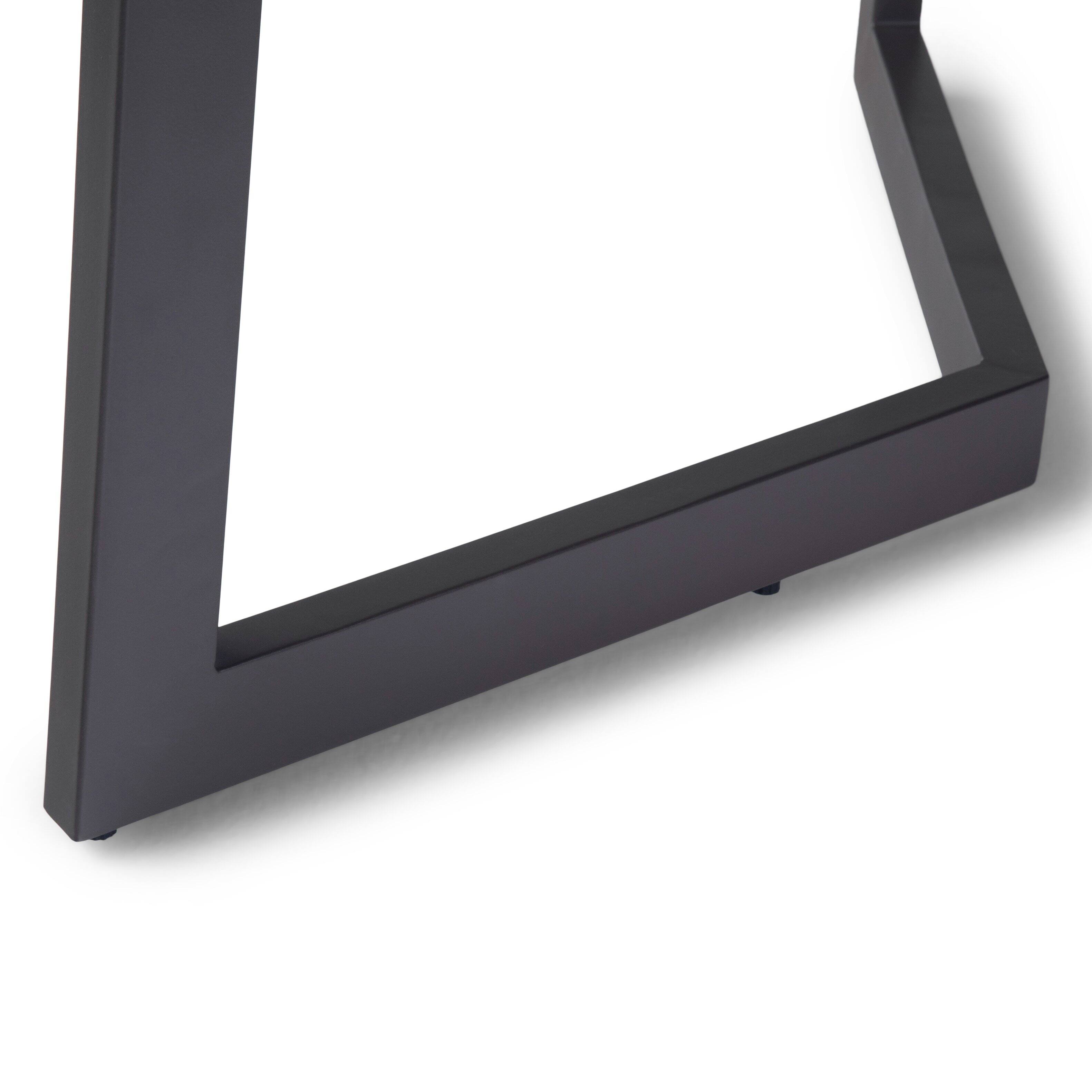 Alt View 3. Simpli Home - Watkins MANGO WOOD & Metal 72" x 36" Rectangle Modern Industrial Dining Table with Inverted Metal Base in Dark Brown - Dark Brown.