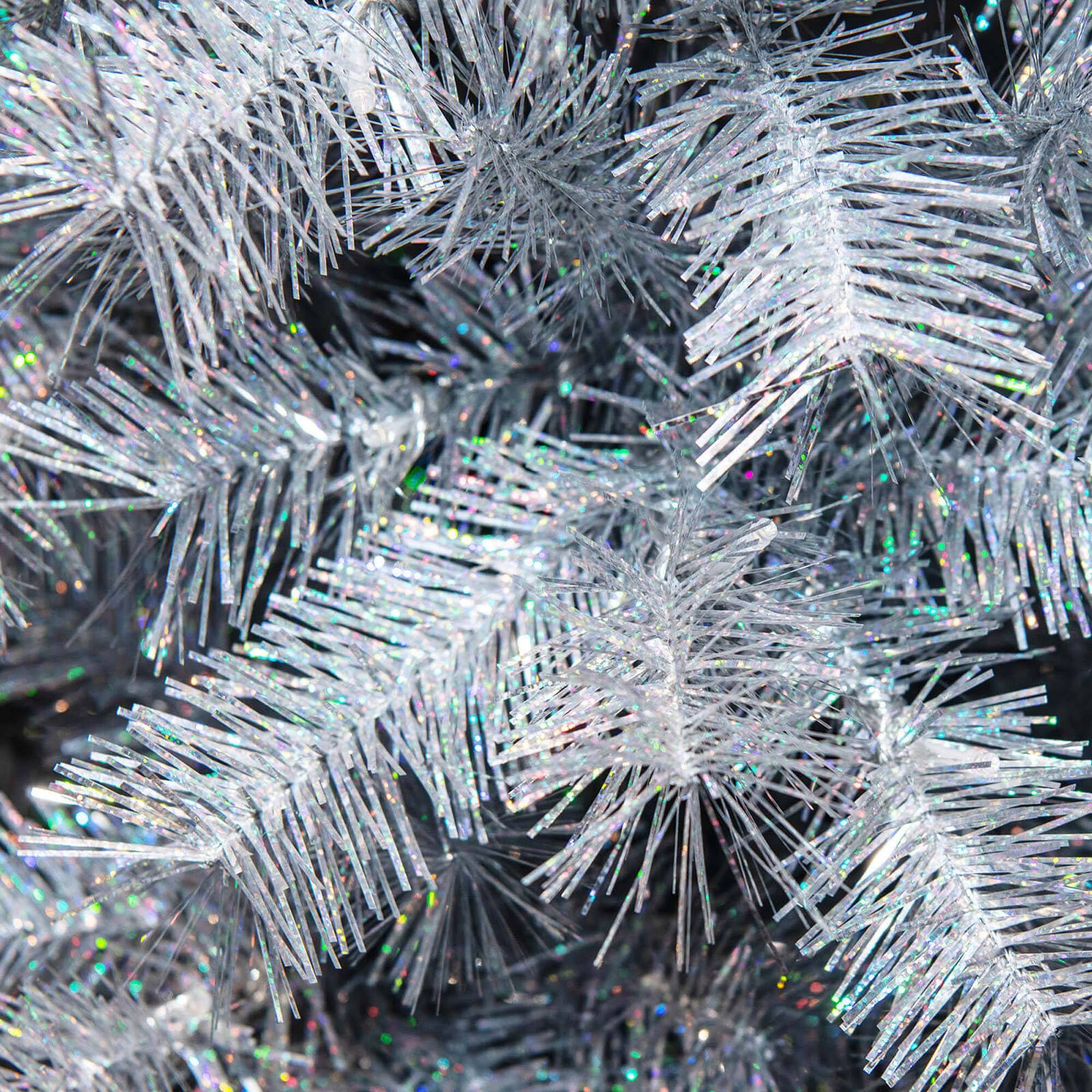 Alt View 9. Costway - Costway 5 FT Christmas Tree Artificial Xmas Tree with 385 Branch Tips 170 LED Lights - Silver.