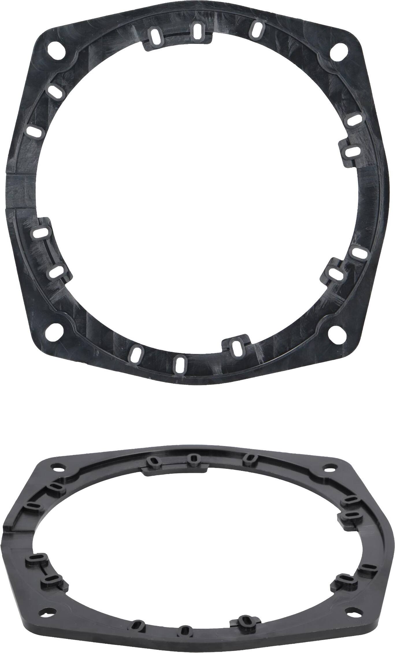 Alt View 12. Metra - Speaker Adapter Plate for Mitsubishi 1999-2012 (2-Pack) - Black.