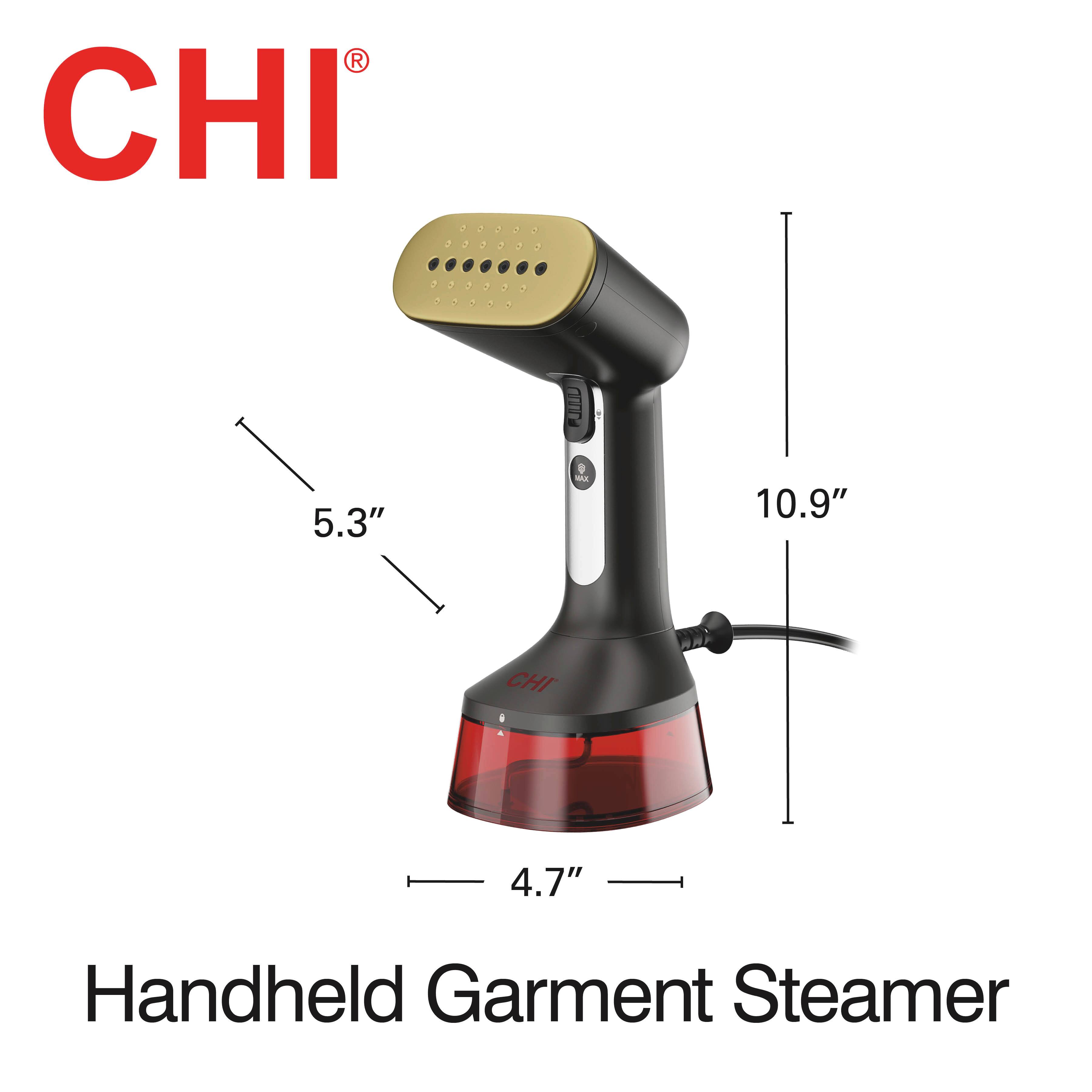 CHI®

Handheld Garment Steamer

5.3"  
10.9"  
4.7"
