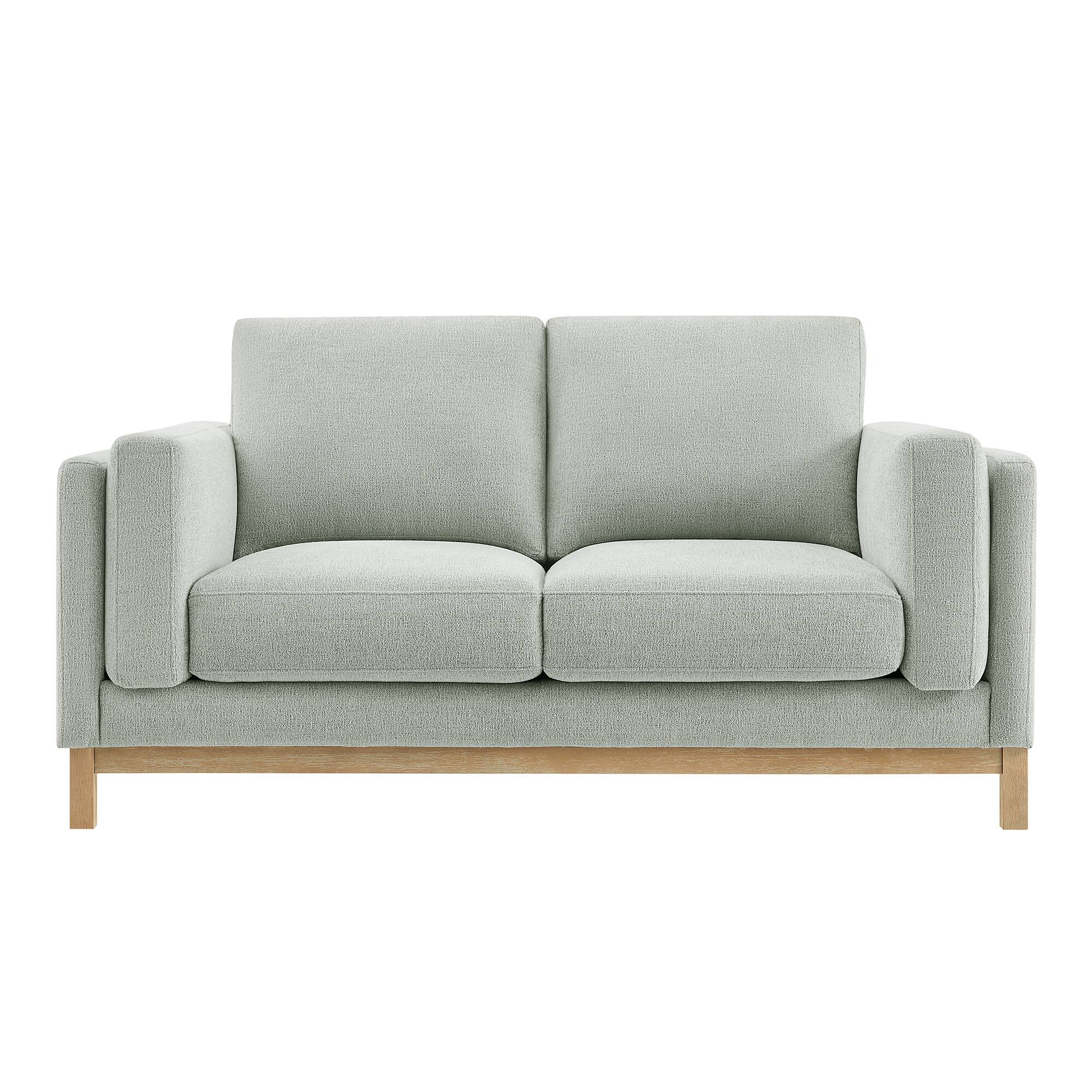 Alt View 5. Modway - Roscoe 63 inch Fabric Loveseat by Modway - Mist.