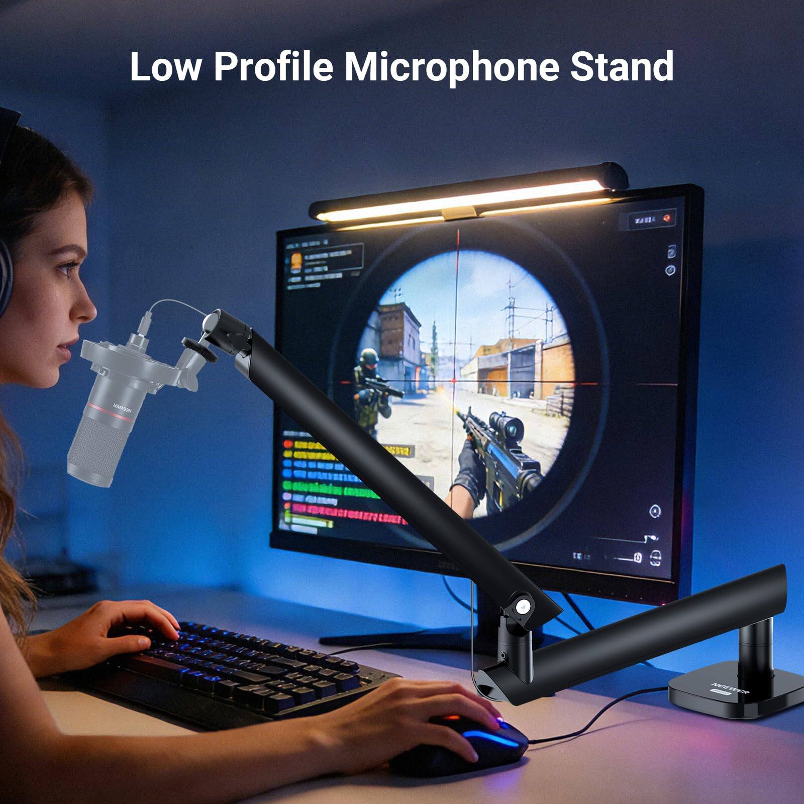 Low Profile Microphone Stand