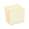 Staples - 30% Recycled Reinforced File Folders, 1/3-Cut Tab, Letter Size, 100/Box - Manila