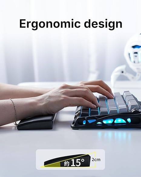 Ergonomic design

15° 2cm