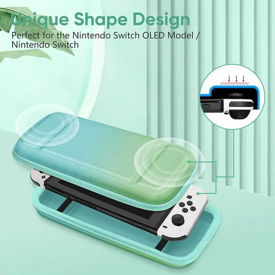 Kitcheniva Travel Carry Case For Nintendo Switch OLED 2021 And Switch ...