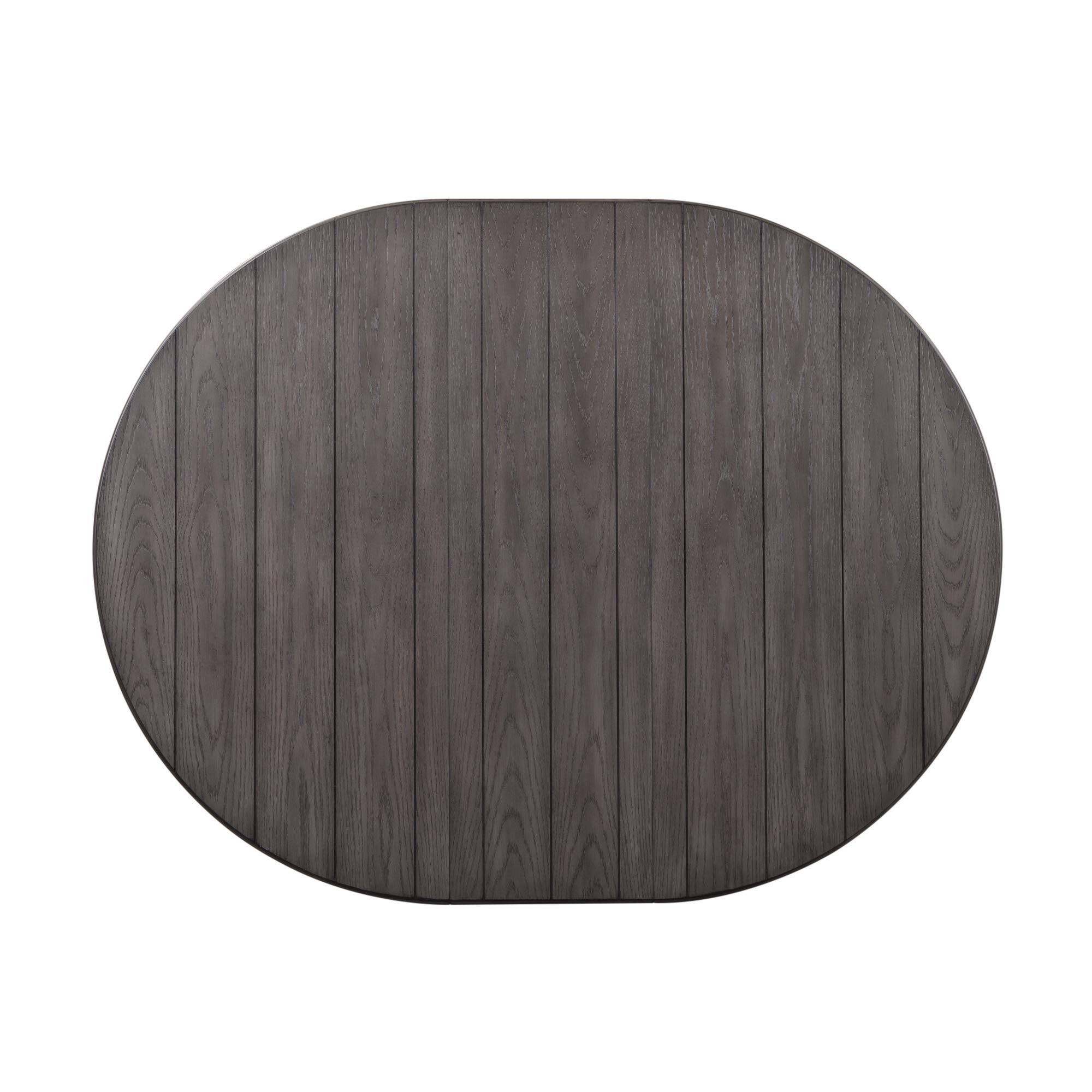 Alt View 1. Liberty Furniture Industries - Pedestal Table in Poplar & Rubberwood Solids w Pine Veneer - Wirebrushed White W/ Charcoal Top.