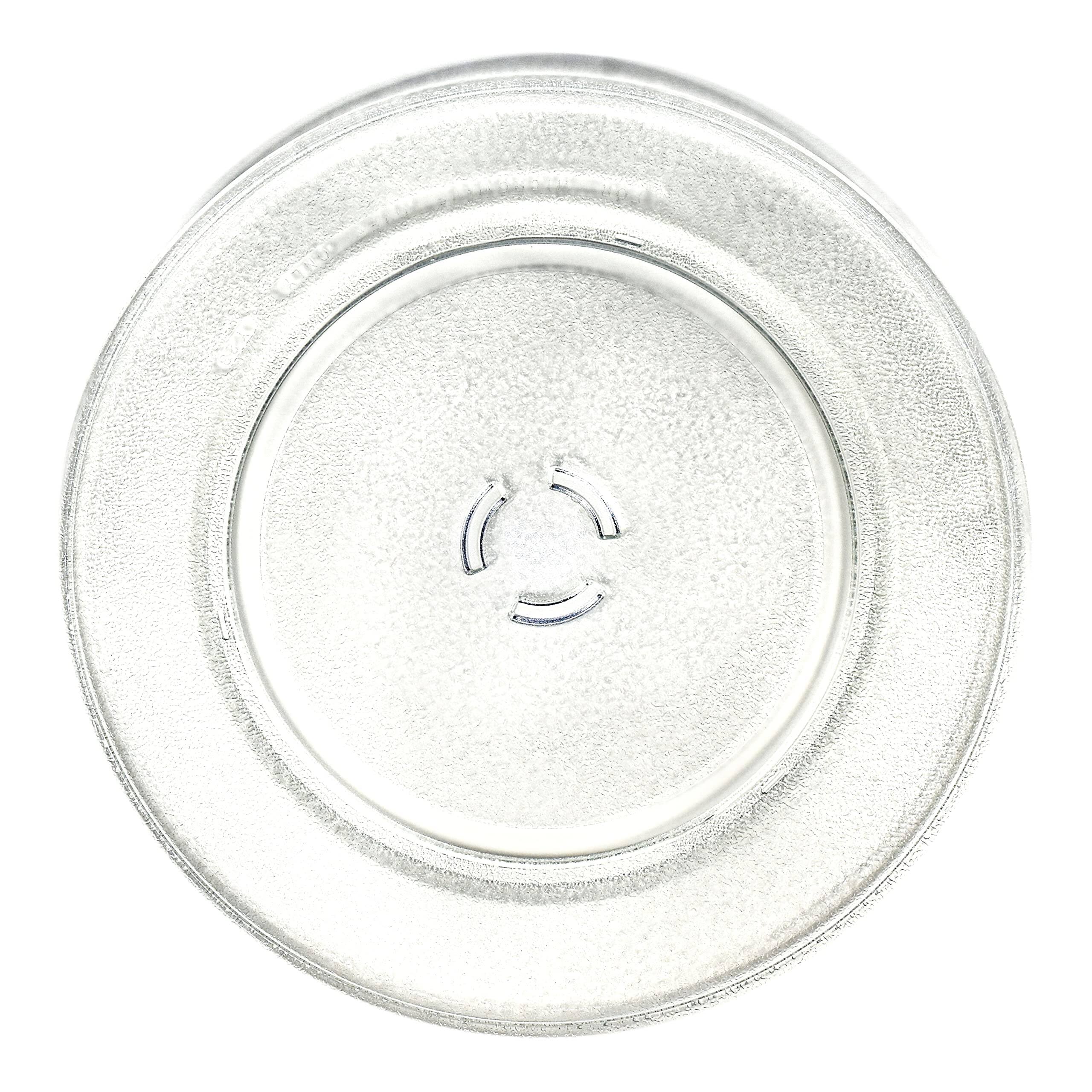 Front. HQRP - 15.75-inch Glass Turntable Tray for Whirlpool 8205676 W11373838 W10818723 461967721091 8205540 4455919 4455915 Microwave.