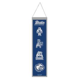 WinCraft - Drake Bulldogs 8" x 32" Wool Evolution Banner - Multicolor