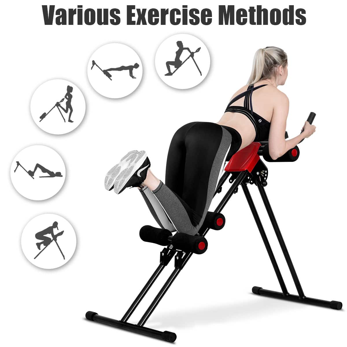 【新品】AB crusher Costway Ab Fitness Crunch Abdominal Exercise Workout Machine for