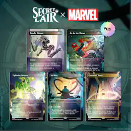 Wizards of The Coast - Magic: The Gathering TCG: Secret Lair x Marvel's Spider-Man - Villainous Plots - Foil