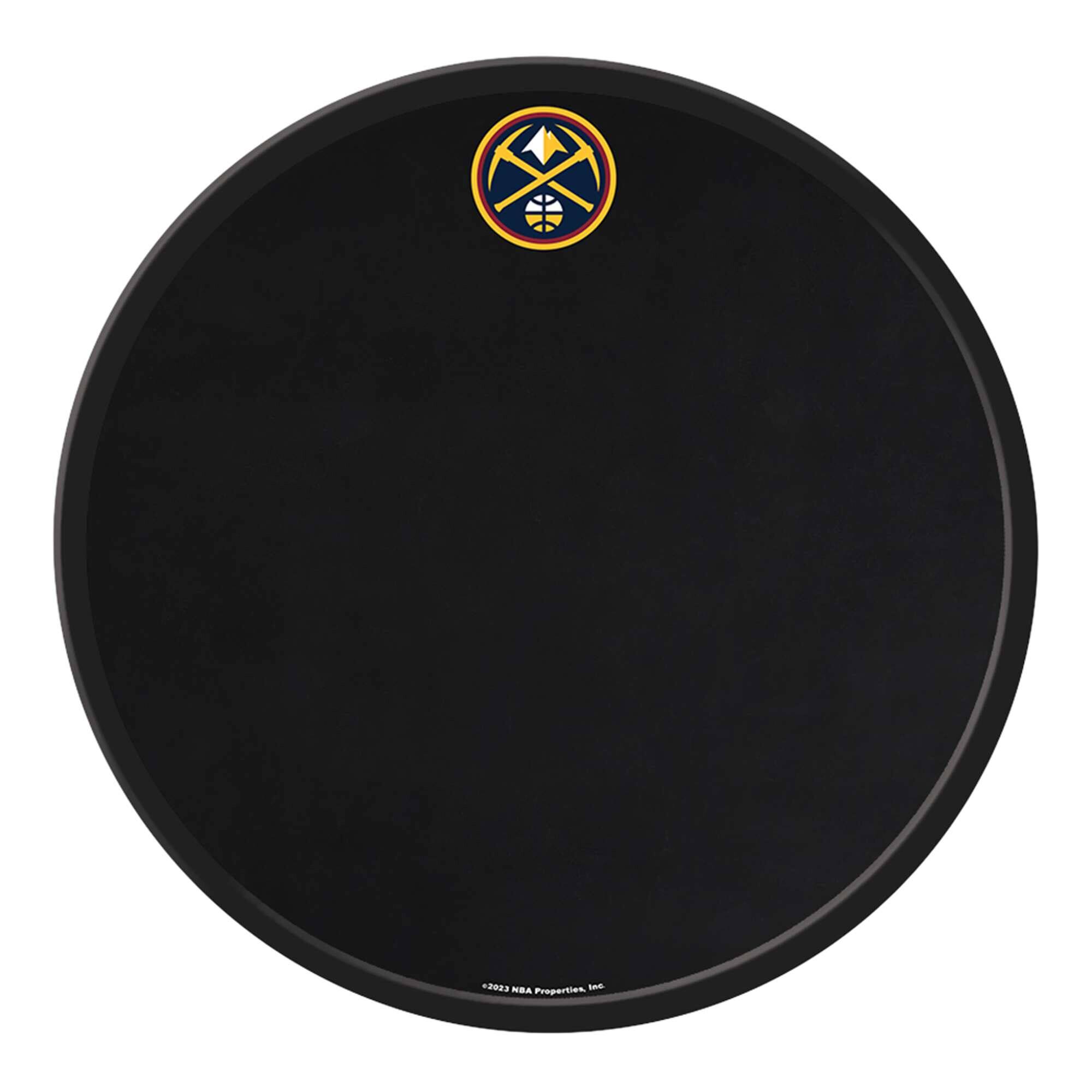 Denver Nuggets 17.5" Modern Disc Chalkboard