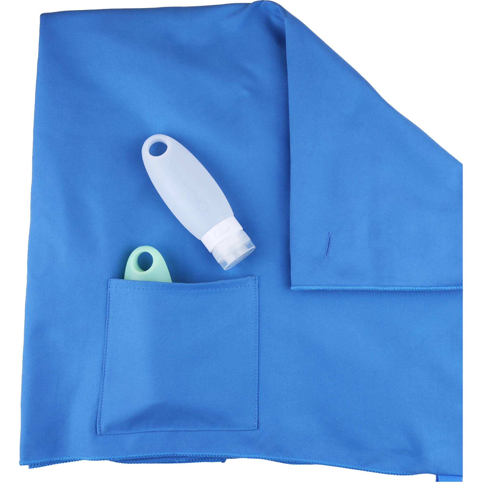 Alt View 1. Coghlan’s - Coghlan's Microfiber Towel with Storage Pouch - Medium - Blue.