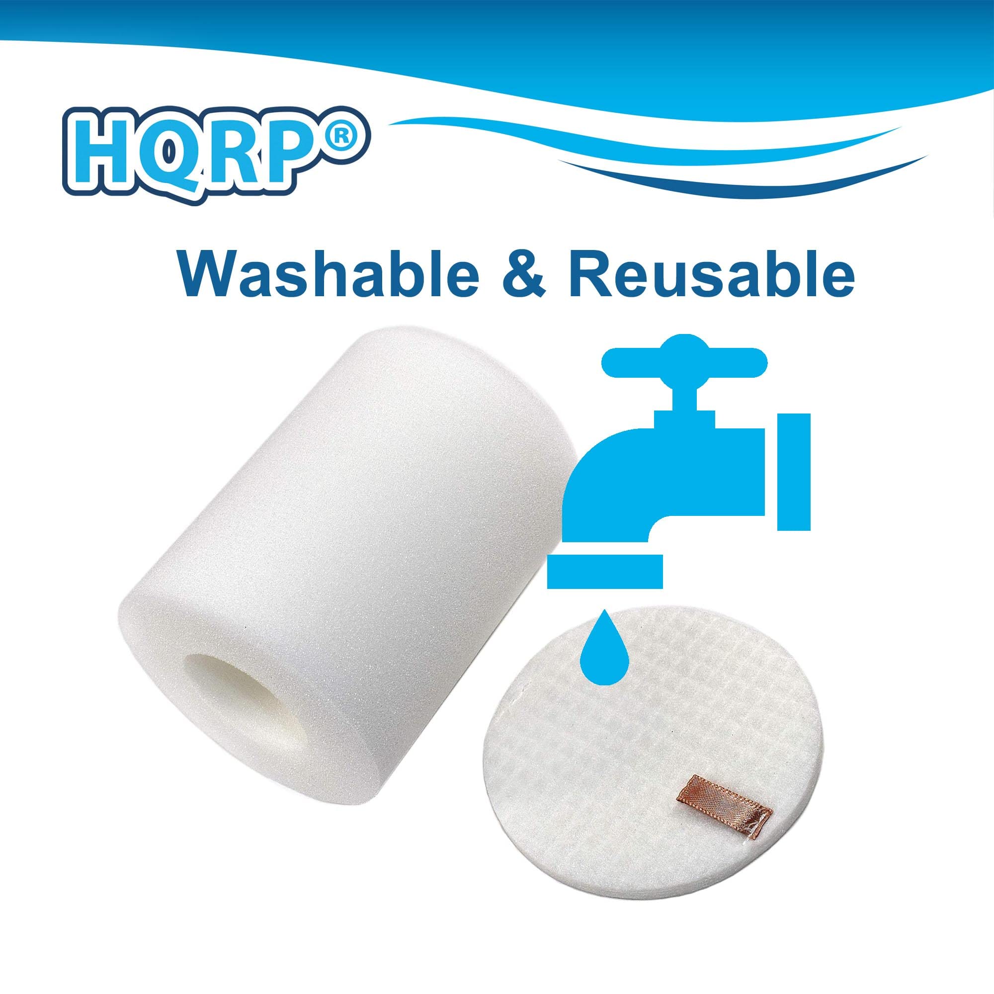 HQRP® Washable & Reusable