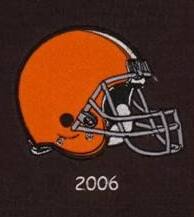 Alt View 4. Winning Streak Sports - Cleveland Football Browns LARGE 22x14 Wall Hanging Logo Banner featuring logos from 1946, 1950, 1961, 2006 - Multi.