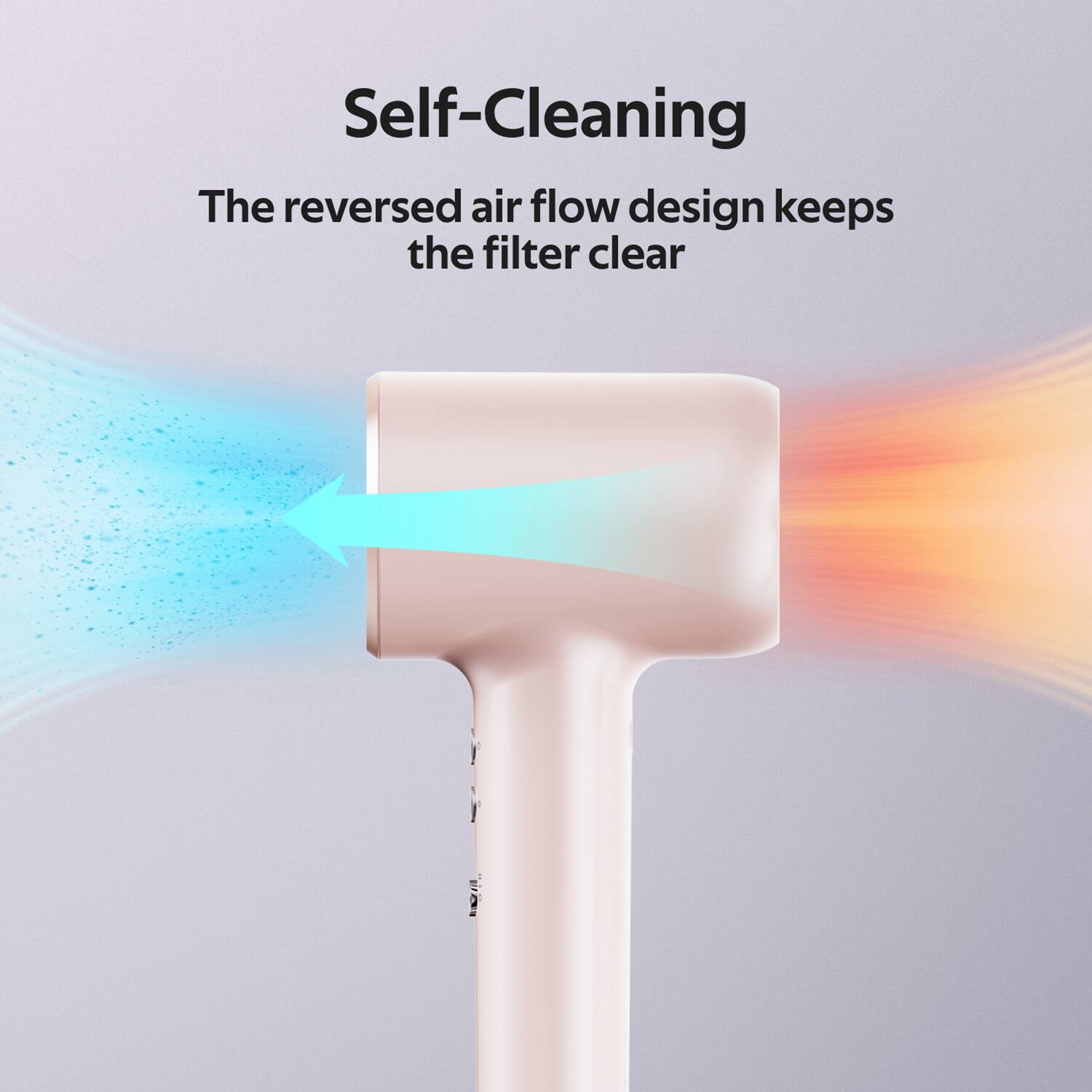 Self-Cleaning

The reversed air flow design keeps the filter clear