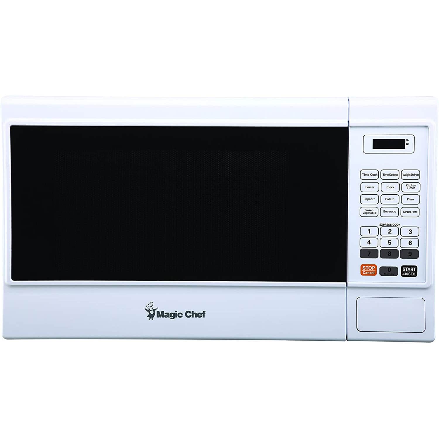 Magic Chef - MCM1310W 1000 Watt 1.3 Cubic Foot Microwave with Digital Touch - White