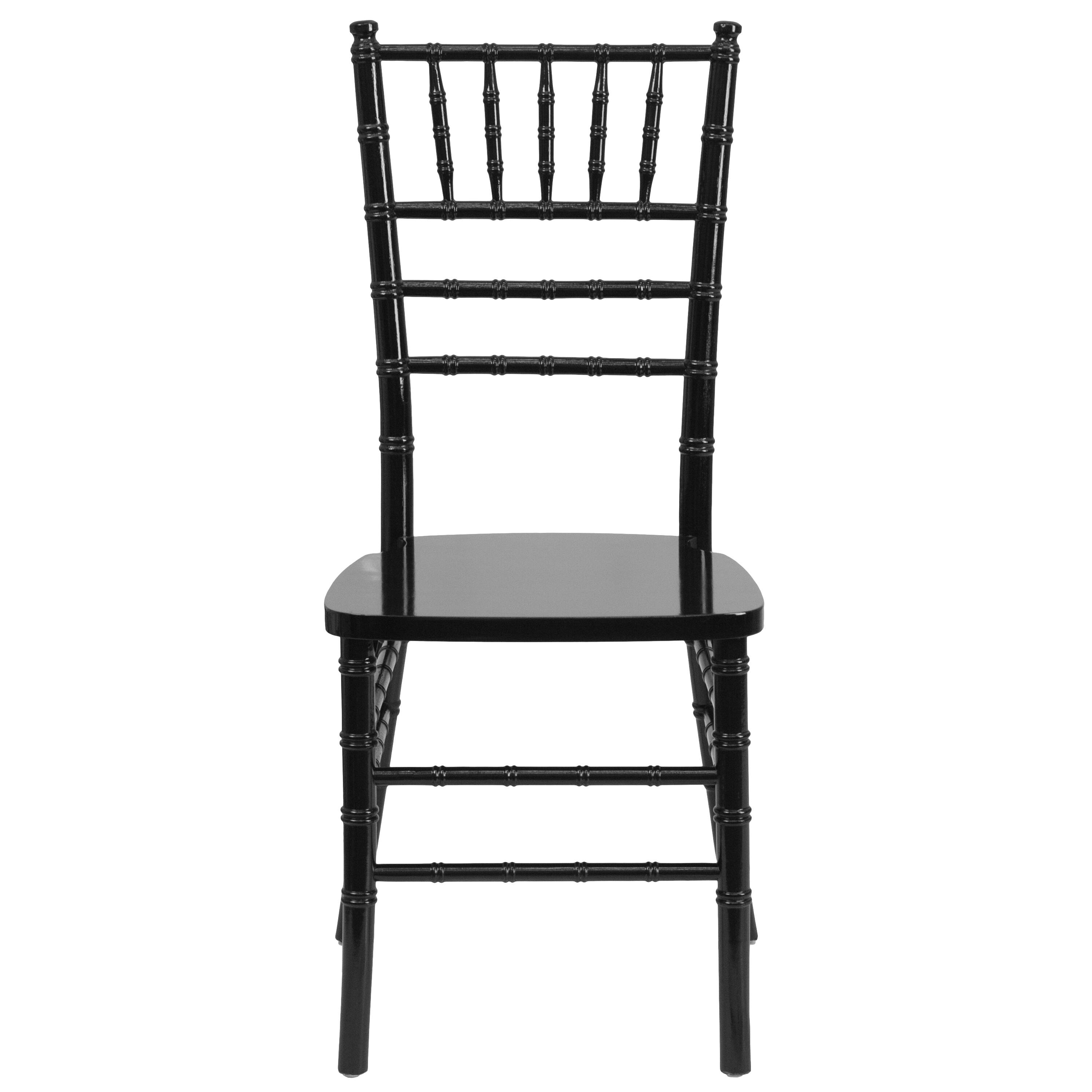 Alt View 7. Emma + Oliver - Wedding & Event Wood Chiavari Dining Chair - Black.