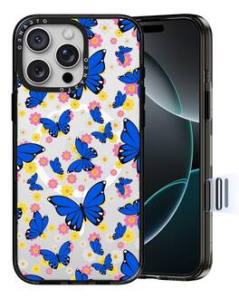 Ornarto - Vistique for iPhone 16 Pro Max Case 6.9",Compatible with MagSafe,Clear Glossy Pattern Phone Case - Sunny Daisies