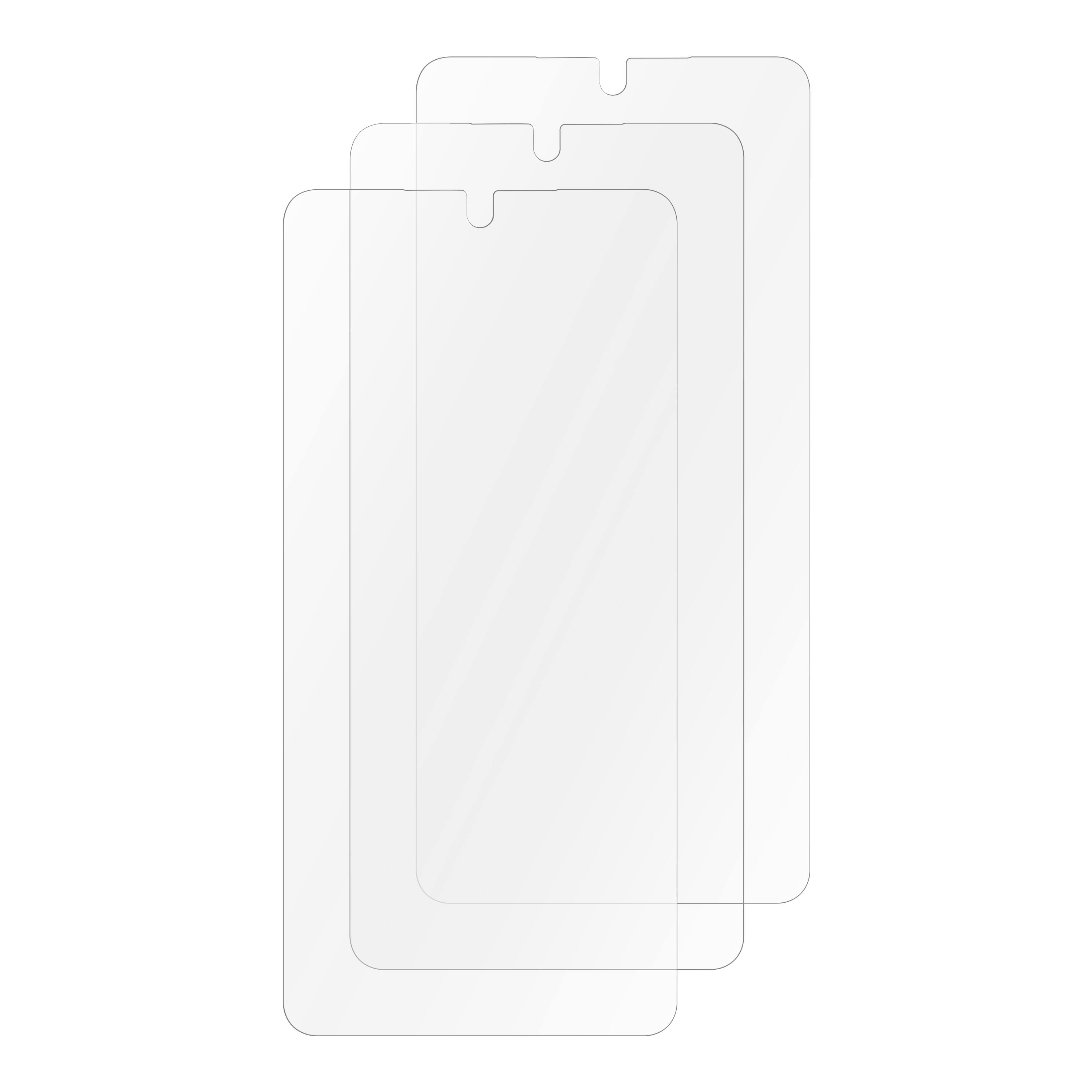 Alt View 13. Insignia™ - Glass Screen Protector for Samsung Galaxy S25 Edge (3-Pack) - Clear.
