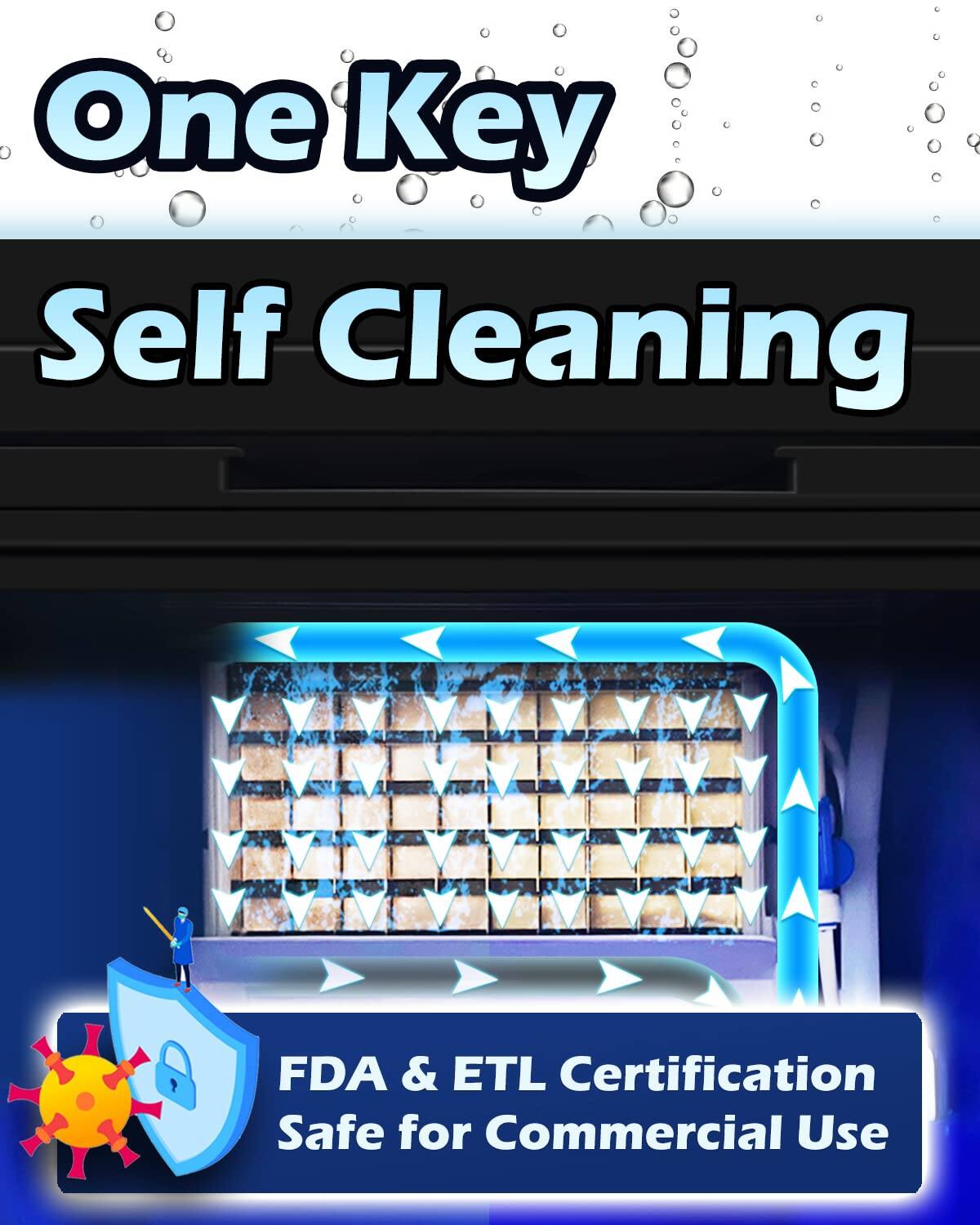 One Key Self Cleaning  
FDA & ETL Certification  
Safe for Commercial Use