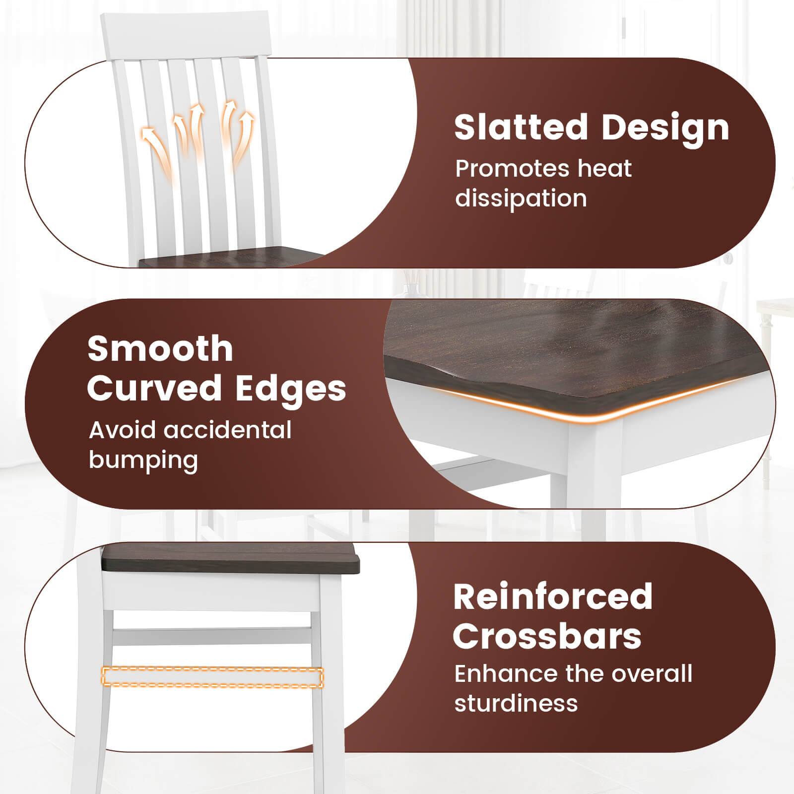 Slatted Design Promotes heat dissipation  
Smooth Curved Edges Avoid accidental bumping  
Reinforced Crossbars Enhance the overall sturdiness