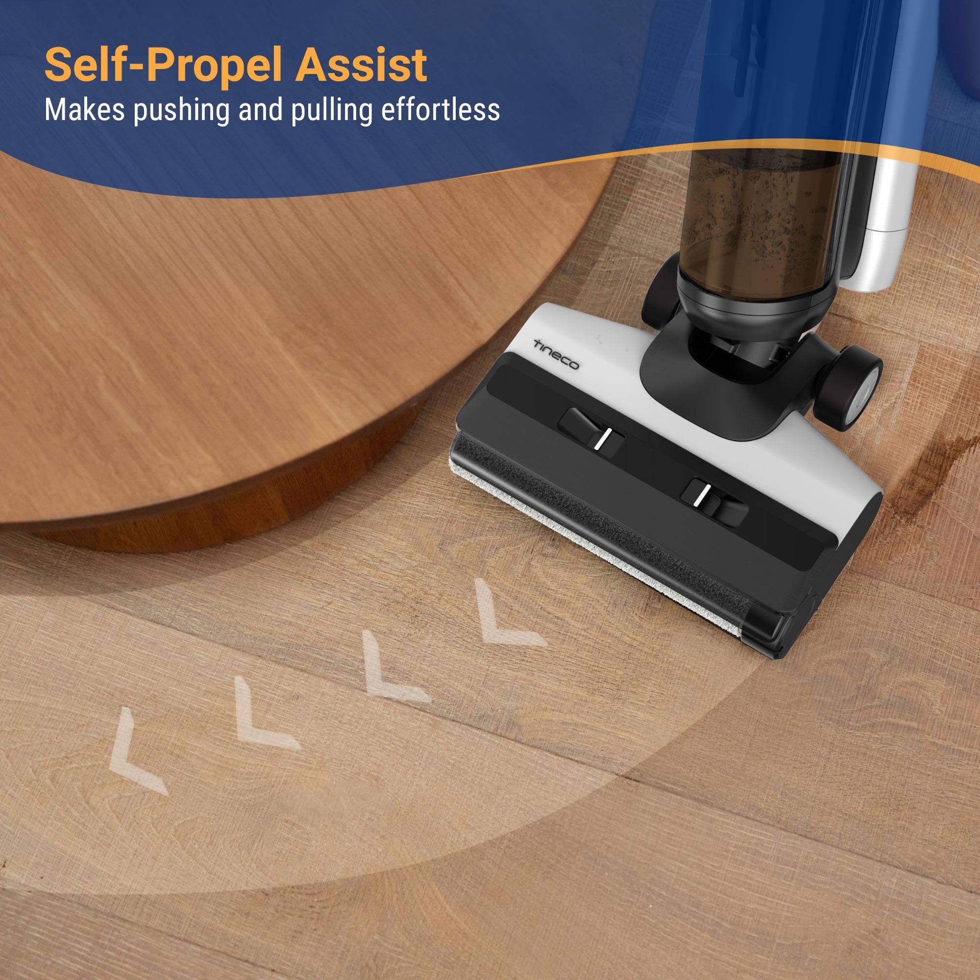 Self-Propel Assist  
Makes pushing and pulling effortless