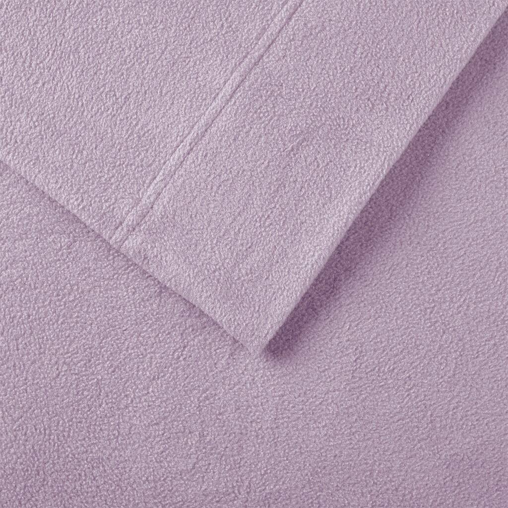 Alt View 5. Gracie Mills - Gracie Mills Lenora Microfleece Cozy Sheet Set - Lavender.
