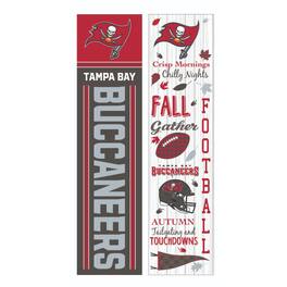 Evergreen Enterprises - Tampa Bay Buccaneers 47" Double Sided Fall Leaner Fan Sign - Multicolor