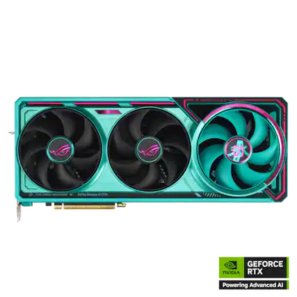 ASUS - ROG Astral NVIDIA GeForce RTX 5080 OC Edition 16GB GDDR7 PCI Express 5.0 Graphics Card - Hatsune Miku Edition