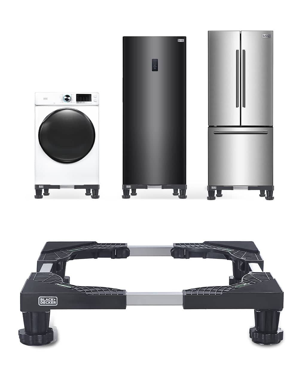 Black+Decker - Multi-Functional Stand, 4"H Pedestal Stand, BWS16