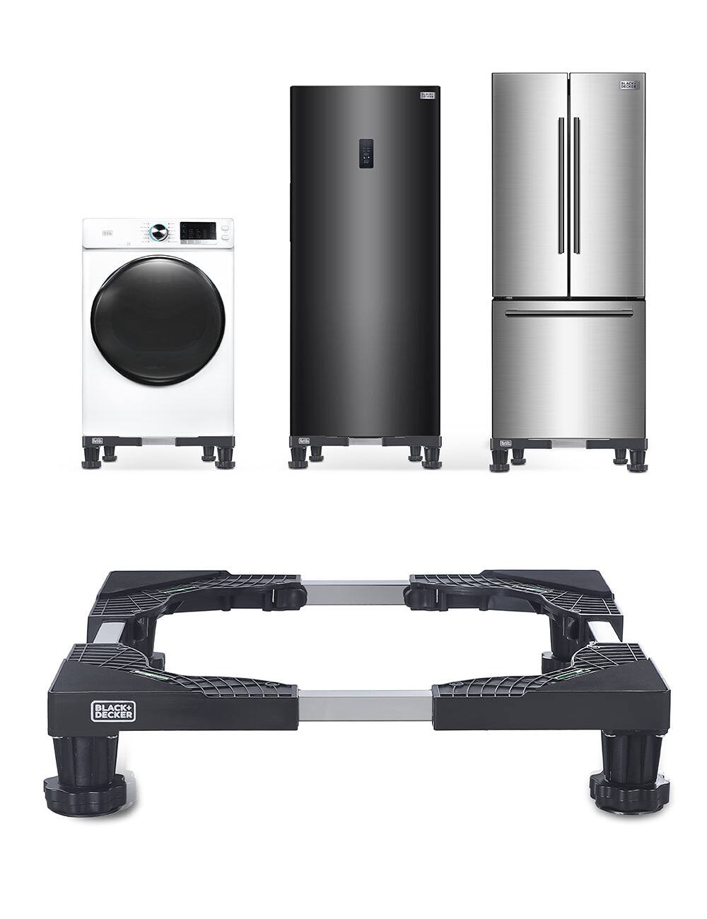 Black+Decker - Multi-Functional Stand, 4"H Pedestal Stand, BWS16