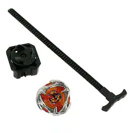 Super Impulse - World's Smallest Beyblade X Battling Spinning Top | Hammer Incendio - Black