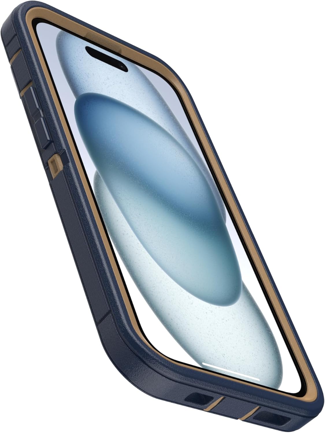 Alt View 2. OtterBox - OtterBox - Defender Series Pro Hard Shell for Apple iPhone 17e, iPhone 16e, iPhone 15, iPhone 14, iPhone 13 - Blue Suede Shoes.