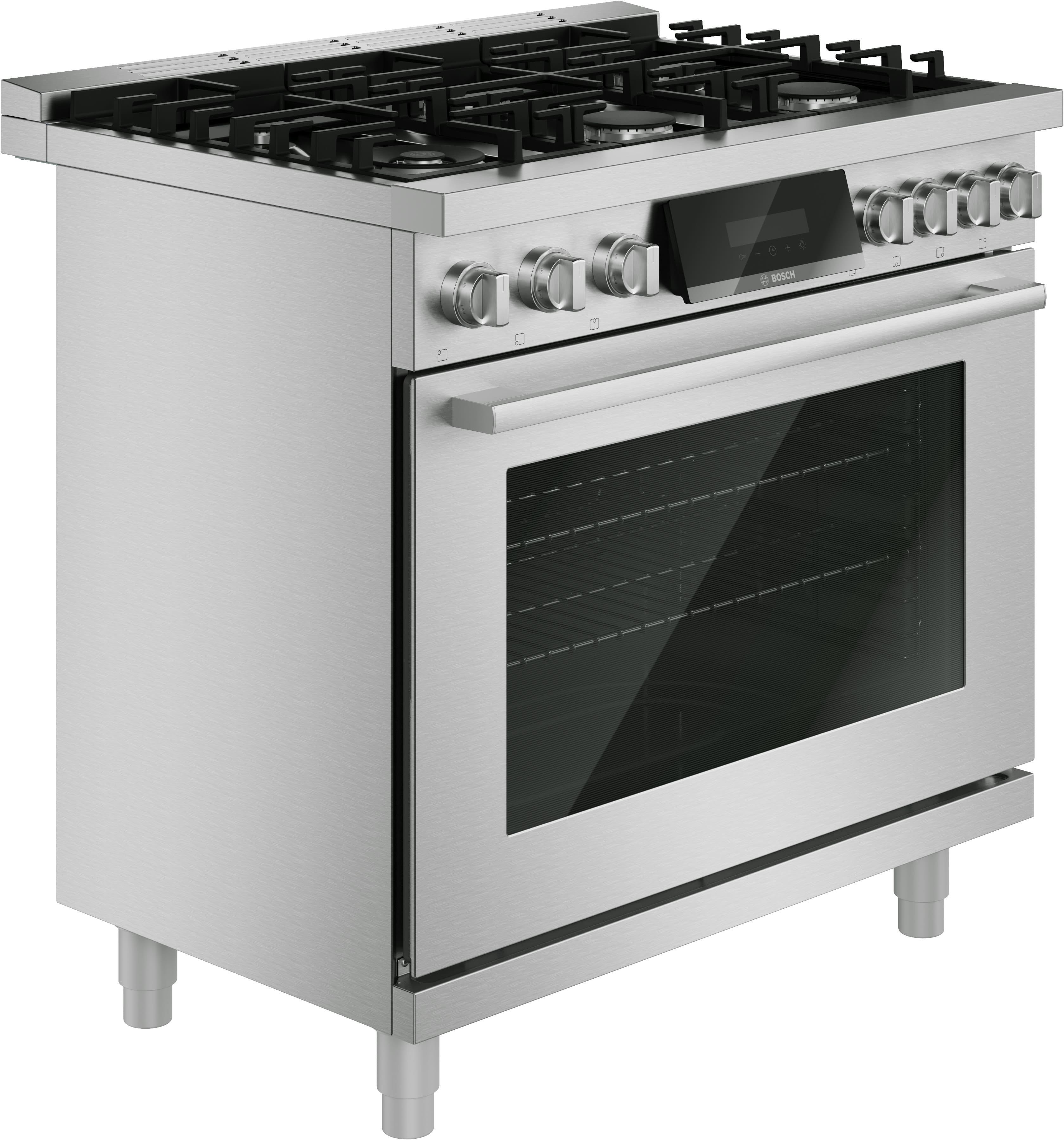 Bosch - 800 Series 36in Dual Fuel Indy Style Range in SS - S