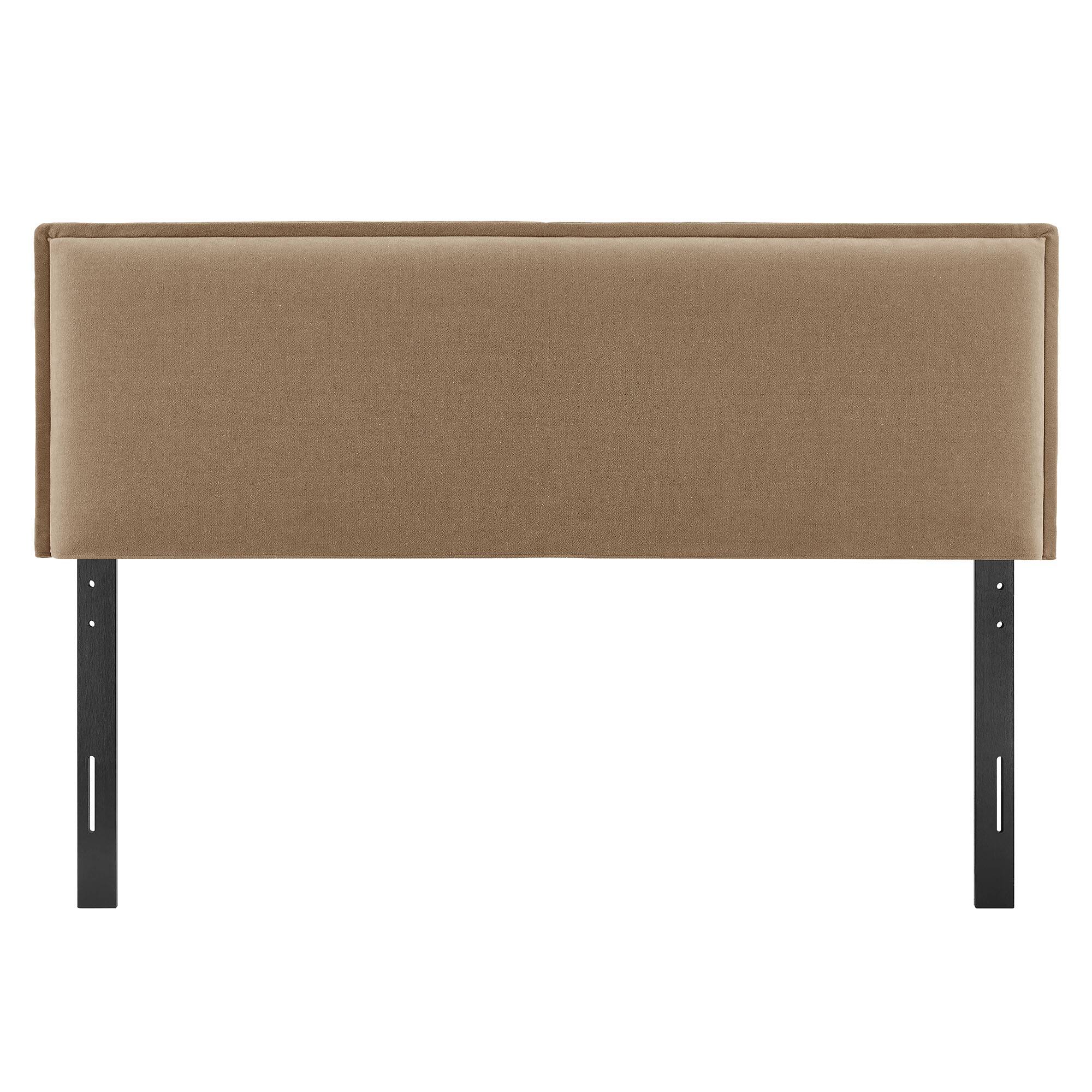 Alt View 2. Modway - Camille Upholstered Linen Blend Headboard by Modway - Almond.
