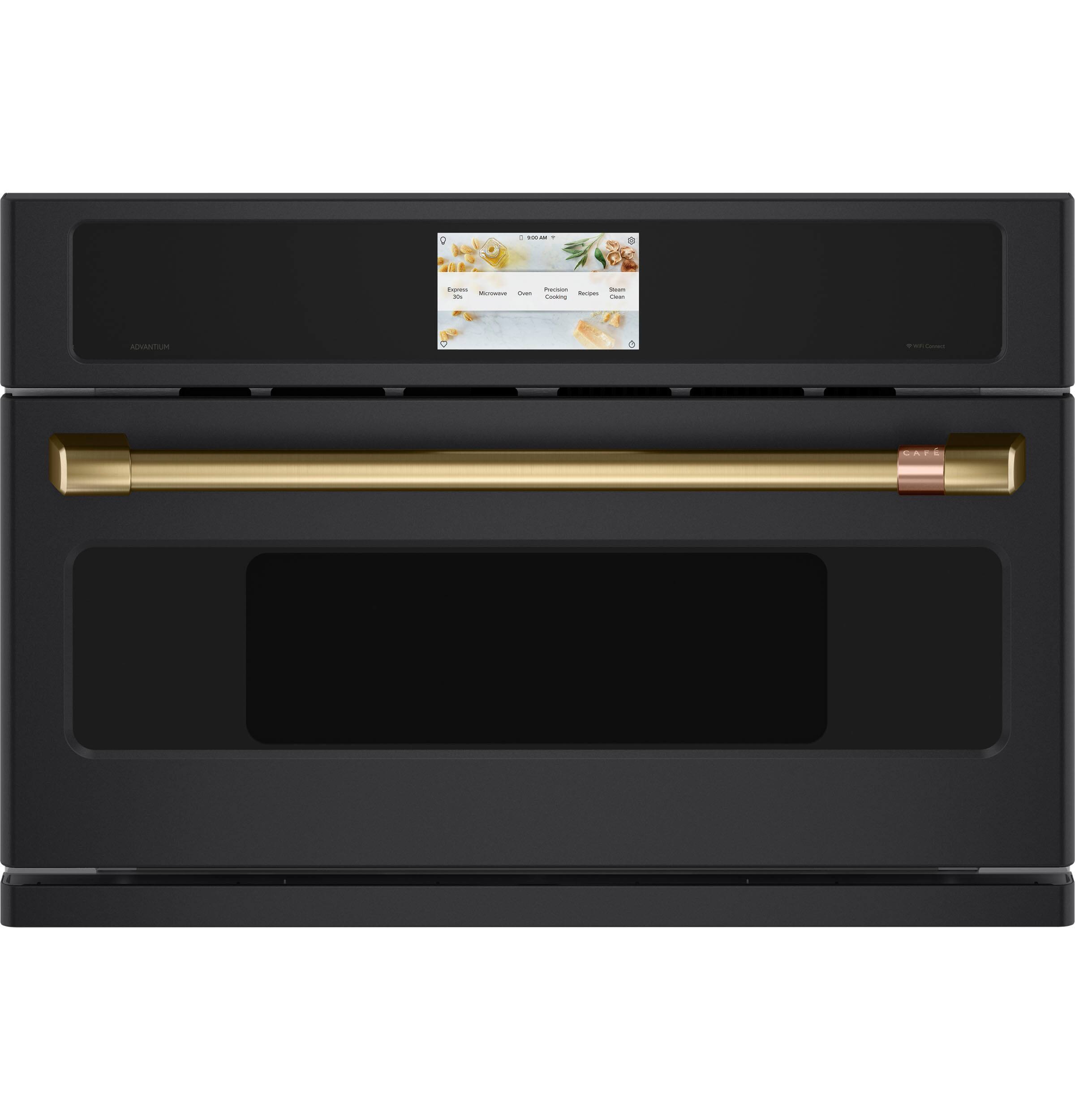 Alt View 29. Café - 1.7 Cu. Ft. Convection Built-In Microwave with 120V Five in One Advantium Technology - Matte Black.