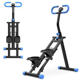 Anysun - Upgrade Vertical Climber - Full-Body Stair Stepper, Stable Frame & Adjustable Handlebar for Home Fitness - Blue
