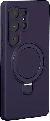 SaharaCase - Venture Series Silicone Kickstand Case for Samsung Galaxy S25 Ultra - Purple Orchid