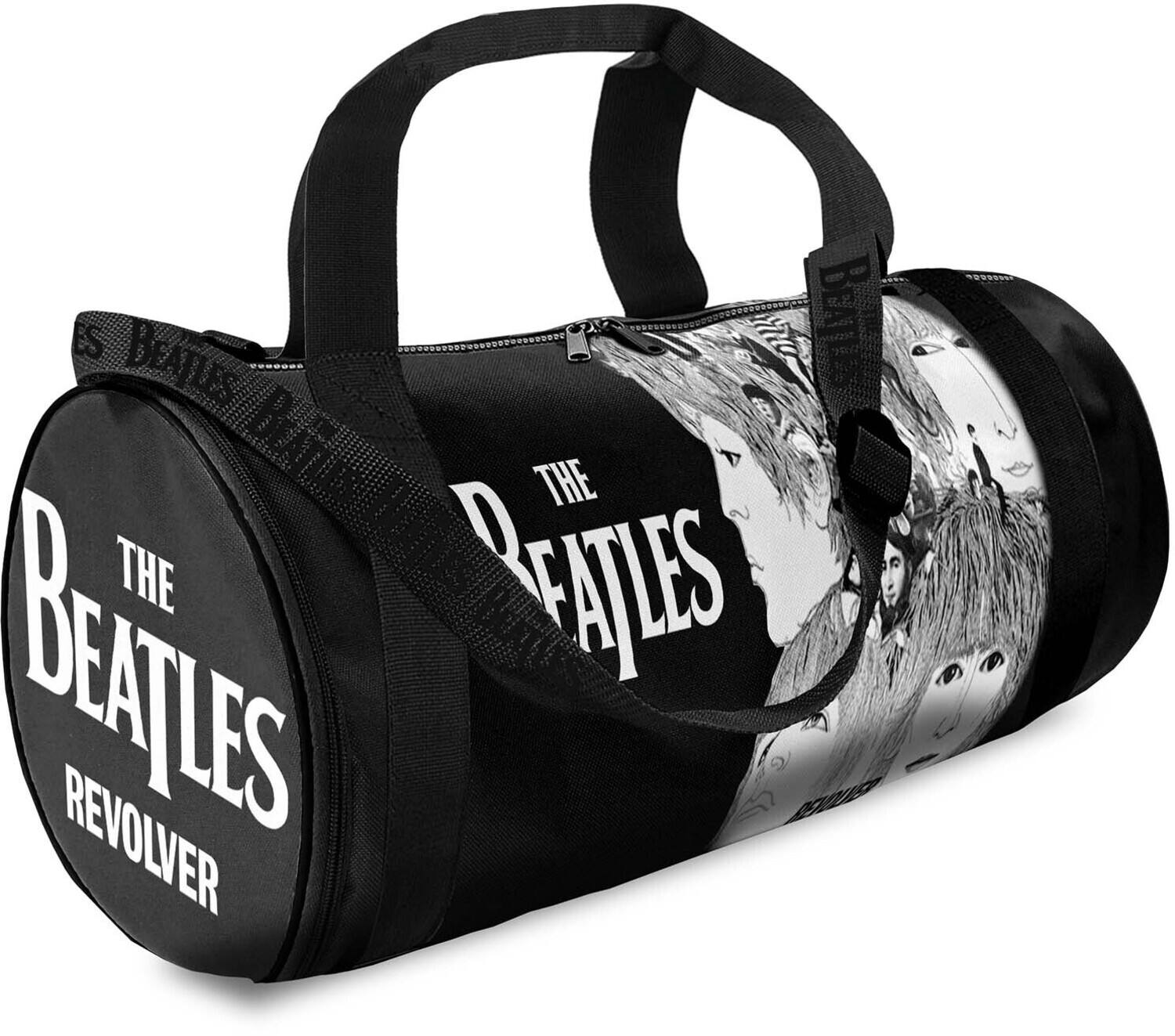 PopMarket - The Beatles - Rocksax - The Beatles - Revolver - Duffle Bag with Strap (Black) - Multicolor