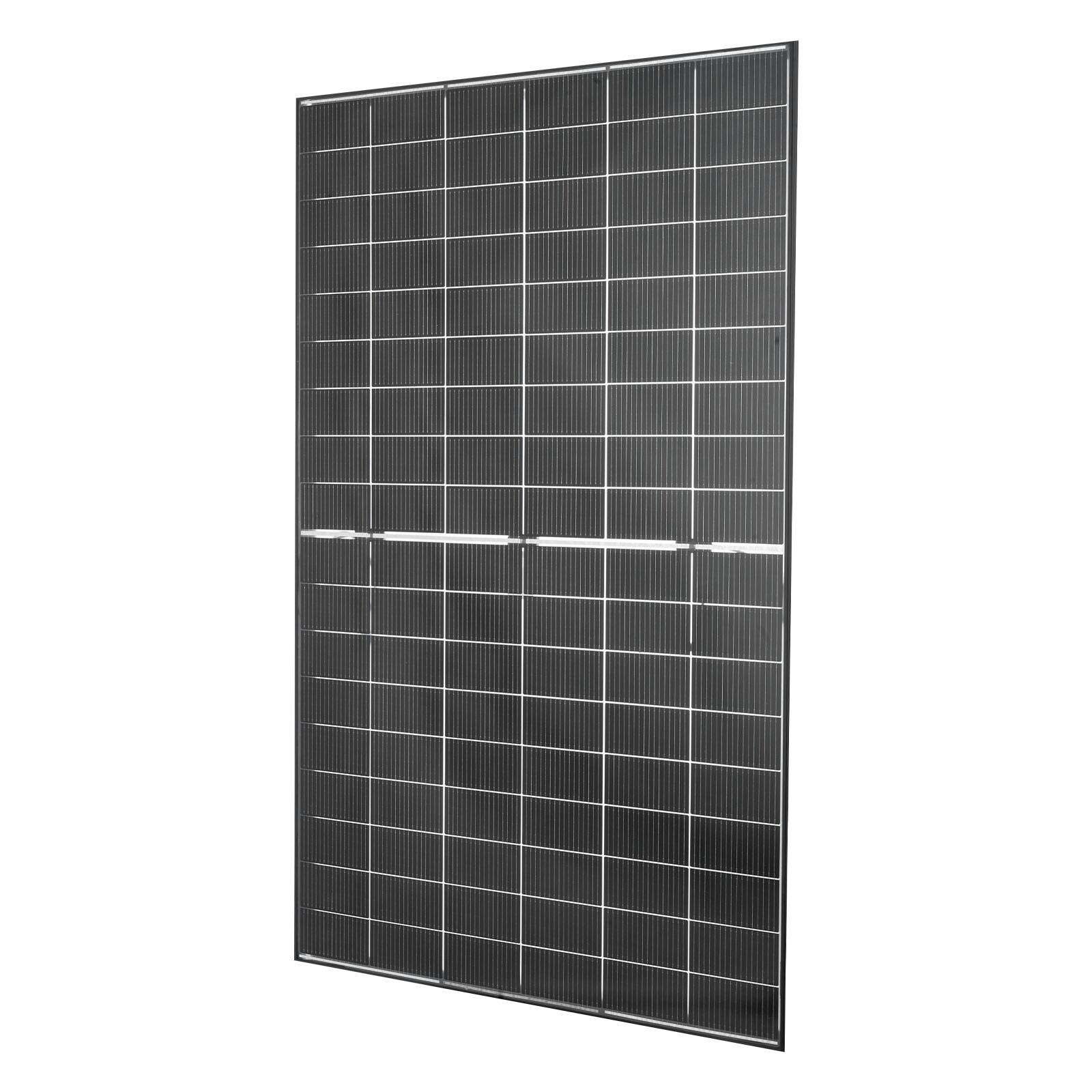 Alt View 5. VEVOR - 2PCS 400W Bifacial Solar Panels, 16BB N-Type Monocrystalline PV Module 24% Efficiency, IP65 Waterproof Solar Panel - Black.