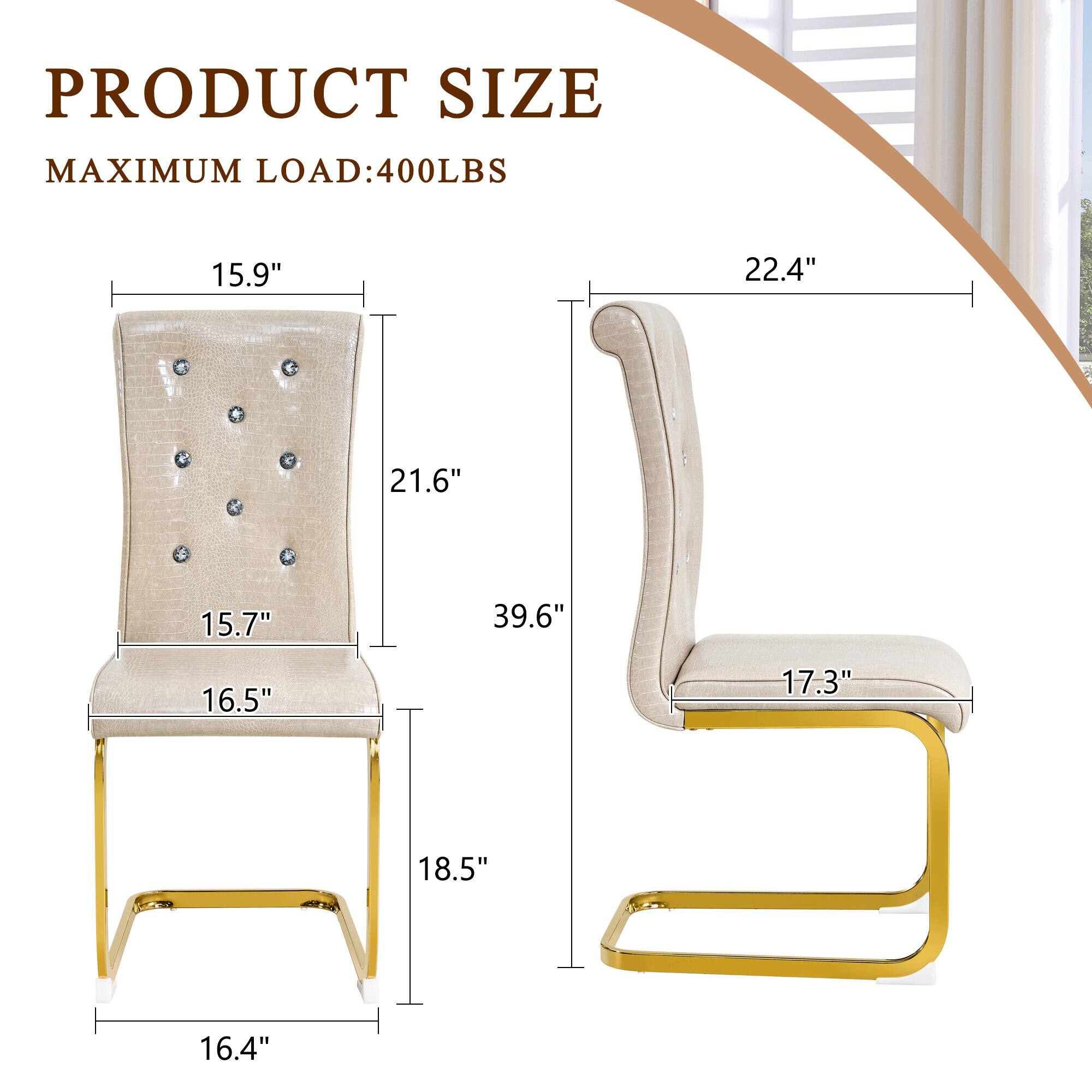 PRODUCT SIZE  
MAXIMUM LOAD: 400LBS  

15.9"  
21.6"  
15.7"  
16.5"  
18.5"  
16.4"  

22.4"  
39.6"  
17.3"