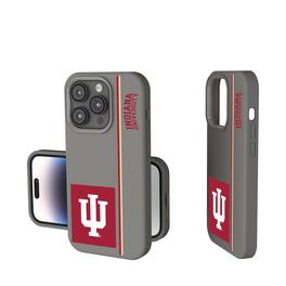 Keyscaper - NCAA - Indiana Hoosiers iPhone Soft Touch Case - 15 - Gray