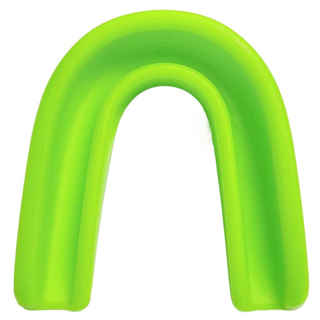 Alt View 1. Amber Sporting Goods - Breathable Boil & Bite MMA Mouth Guard for Boxing & Wrestling, Super Tough Combat Mouthpiece – Lime Green (Pack of 10) - Lime Green.