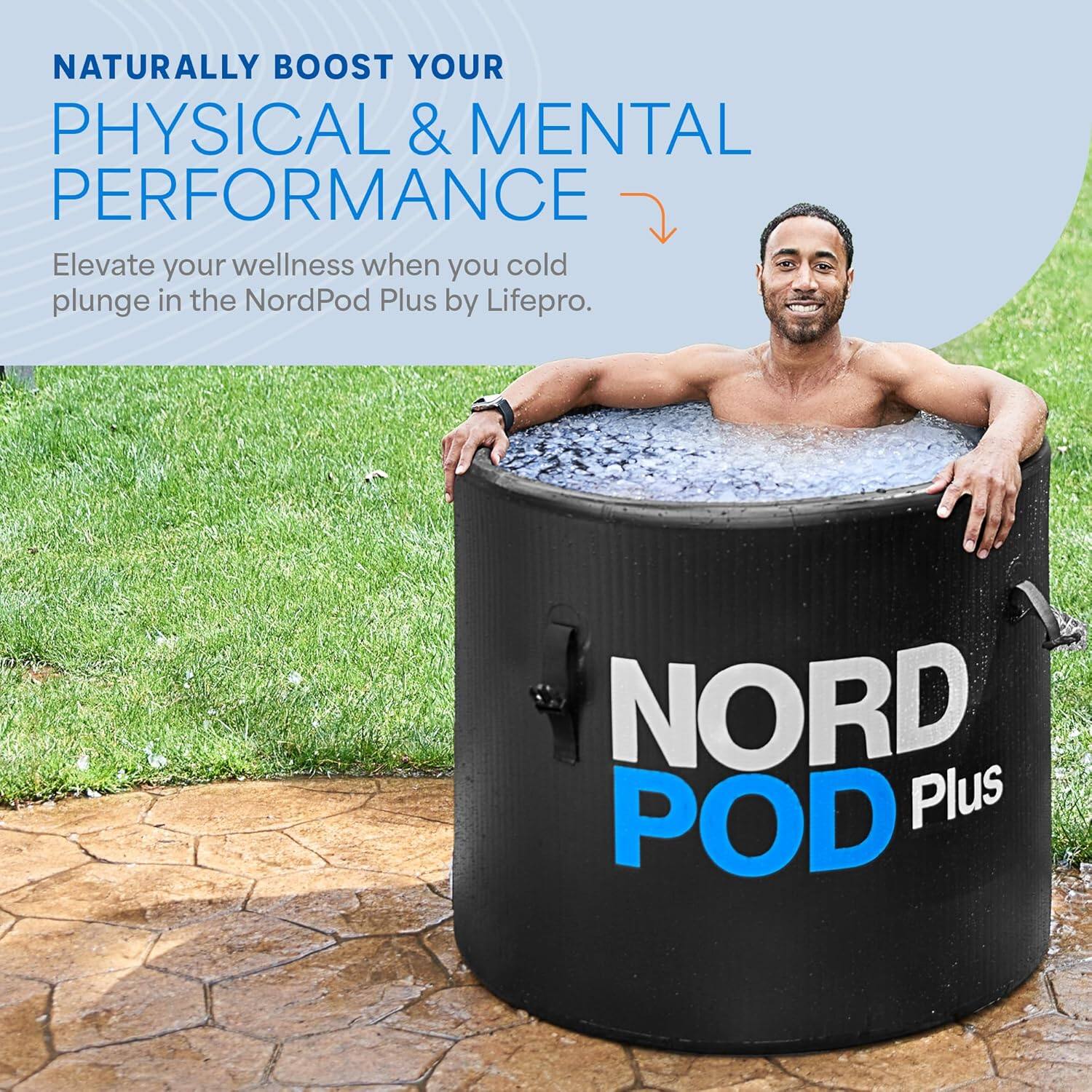 NATURALLY BOOST YOUR PHYSICAL & MENTAL PERFORMANCE

Elevate your wellness when you cold plunge in the NordPod Plus by Lifepro.

NORD POD Plus