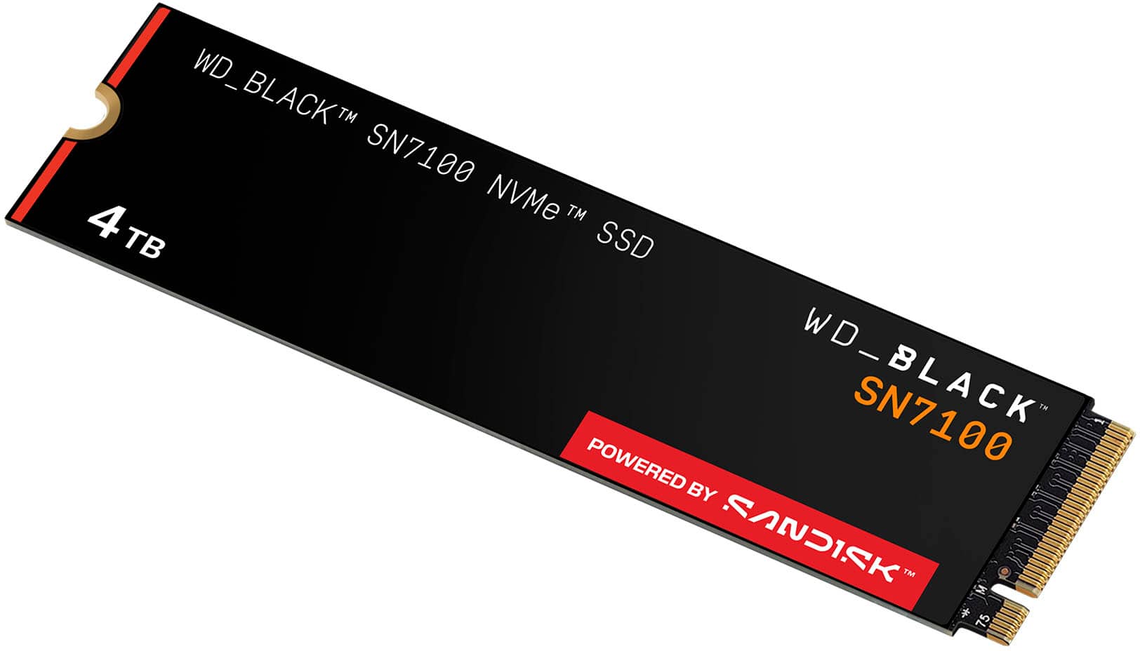 WD BLACK SN7100 4TB Internal SSD Gen 4 x4 NVMe WDBELG0040BBK-WRSN